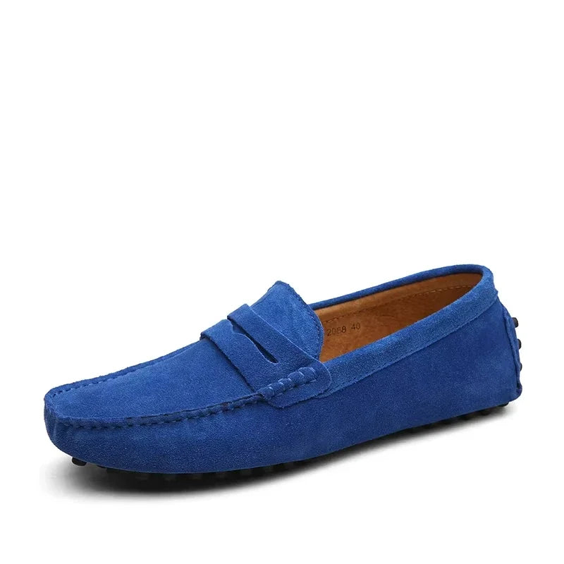 Handmade Men Casual Shoes Soft Loafers Lightweight Driving Shoes Fashion Slip on Flats High Quality Moccasins Non Slip Men Shoes
