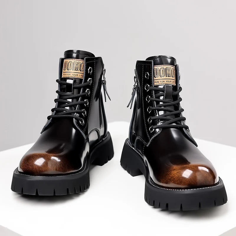 Men Boots 2023 New Winter Slippers Warm Men Shoes Waterproof Non-Slip Plush Sneakers Male Tenis Shoes Boots Men Sneakers Winter