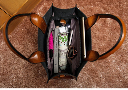 2025 New Women's Bag Women's Tote Bag Simple Large Leather Bag Versatile Shoulder Crossbody Bag Large Capacity Handbag