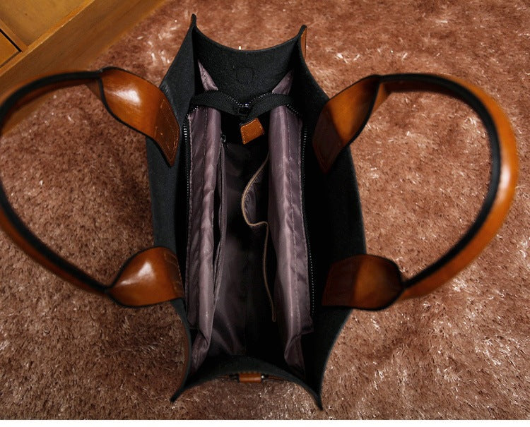 2025 New Women's Bag Women's Tote Bag Simple Large Leather Bag Versatile Shoulder Crossbody Bag Large Capacity Handbag