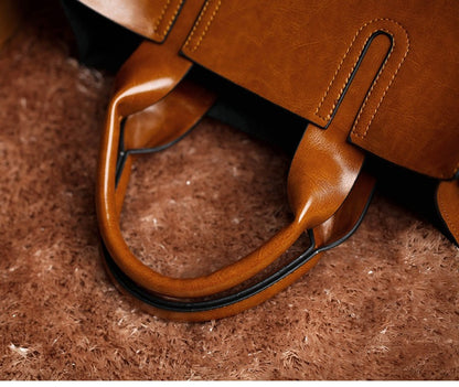 2025 New Women's Bag Women's Tote Bag Simple Large Leather Bag Versatile Shoulder Crossbody Bag Large Capacity Handbag