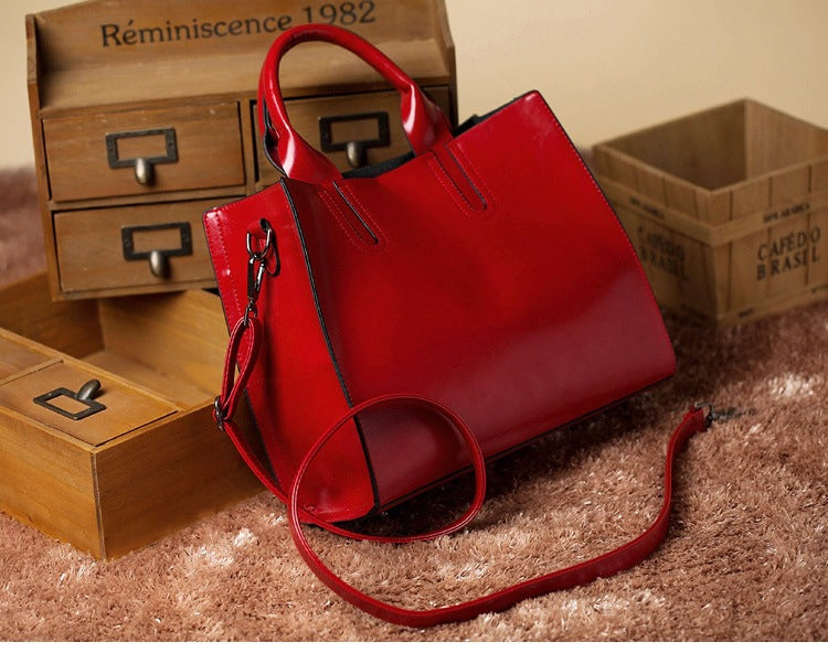 2025 New Women's Bag Women's Tote Bag Simple Large Leather Bag Versatile Shoulder Crossbody Bag Large Capacity Handbag