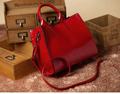 2025 New Women's Bag Women's Tote Bag Simple Large Leather Bag Versatile Shoulder Crossbody Bag Large Capacity Handbag