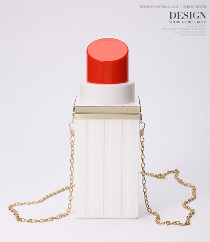 Lipstick Bag Lipstick Clutch Shoulder Evening Bag Chain Evening Bag Mini Acrylic Bag Clutch Women's Bag Dropshipping