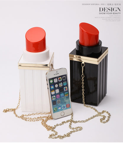 Lipstick Bag Lipstick Clutch Shoulder Evening Bag Chain Evening Bag Mini Acrylic Bag Clutch Women's Bag Dropshipping