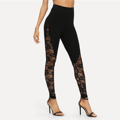 Lace Hollow Yoga Leggings