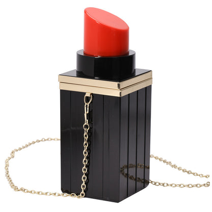 Lipstick Bag Lipstick Clutch Shoulder Evening Bag Chain Evening Bag Mini Acrylic Bag Clutch Women's Bag Dropshipping