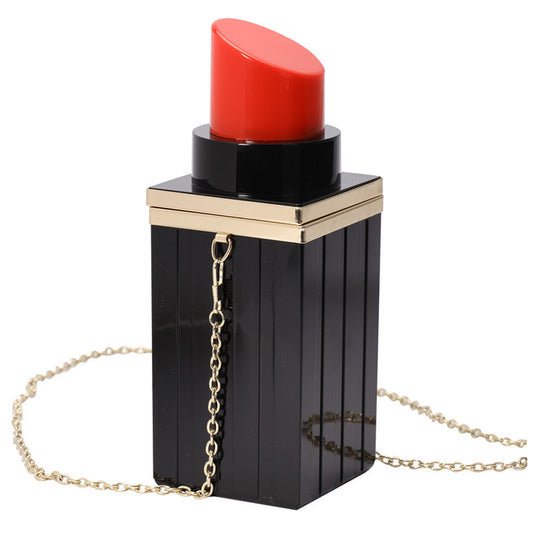 Lipstick Bag Lipstick Clutch Shoulder Evening Bag Chain Evening Bag Mini Acrylic Bag Clutch Women's Bag Dropshipping