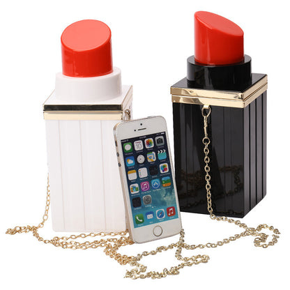 Lipstick Bag Lipstick Clutch Shoulder Evening Bag Chain Evening Bag Mini Acrylic Bag Clutch Women's Bag Dropshipping