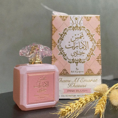 Pink Blush Perfume for Women, Marshmallow Blush Eau De Parfum - Romantic & Sweet Arabian Perfume - A Captivating Scent Wrapped in Pink Bottle 100ml(3.4 OZ)