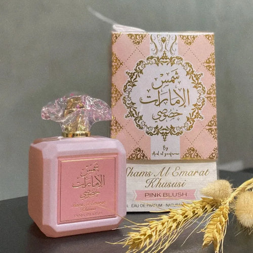 Pink Blush Perfume for Women, Marshmallow Blush Eau De Parfum - Romantic & Sweet Arabian Perfume - A Captivating Scent Wrapped in Pink Bottle 100ml(3.4 OZ)