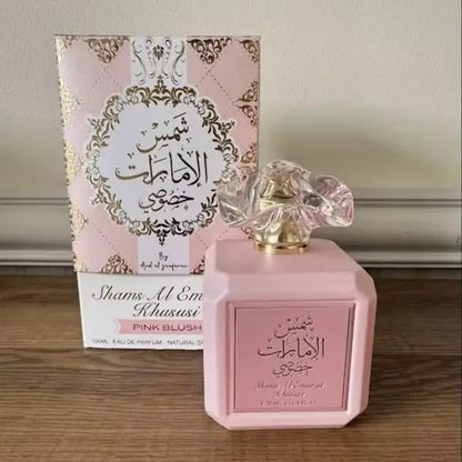 Pink Blush Perfume for Women, Marshmallow Blush Eau De Parfum - Romantic & Sweet Arabian Perfume - A Captivating Scent Wrapped in Pink Bottle 100ml(3.4 OZ)