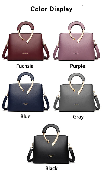 GENUINE VANDERWAH High Quality Leather Casual Tote Luxury Handbags Women Bags Designer Shoulder Crossbody Bags for Women 2024