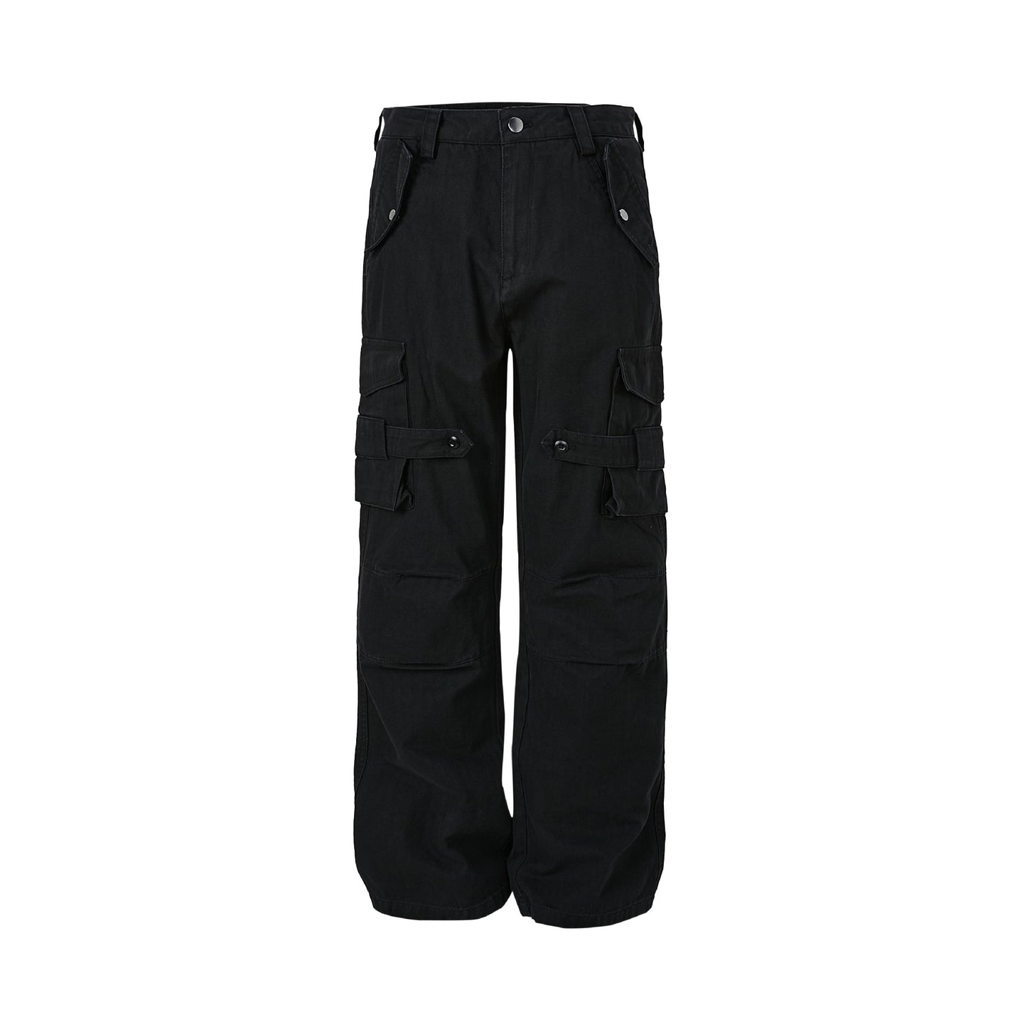 MADEEXTREME Spring Men's Washed Old Three-Dimensional Tactical Pocket Inspired Workwear Paratrooper Pants