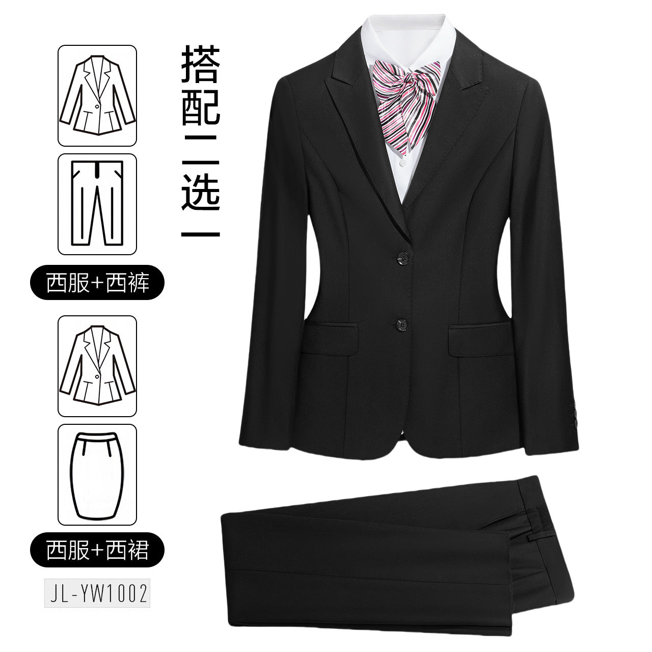 Suit Suit Men's Suit Navy Blue Wedding Dress Groomsmen Group Clothing Insurance Sales Staff Clothing Customization