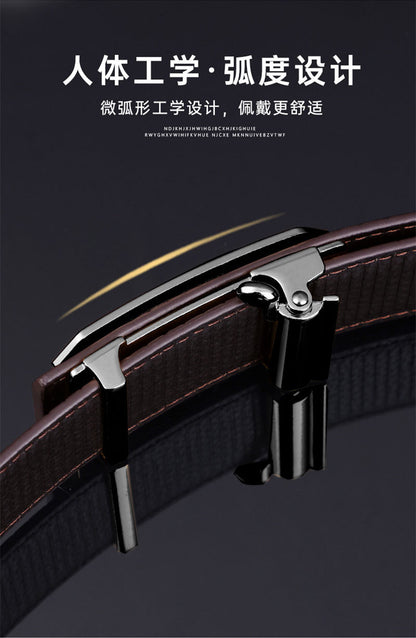 Men's Crocodile Pattern Leather Belt