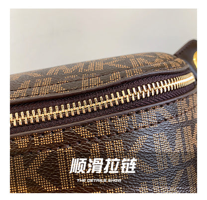 Brand Handbags for Women 2026 New Style Monogram Fashion Texture Retro Print Women's Chest Bag Versatile Shoulder Crossbody Bag