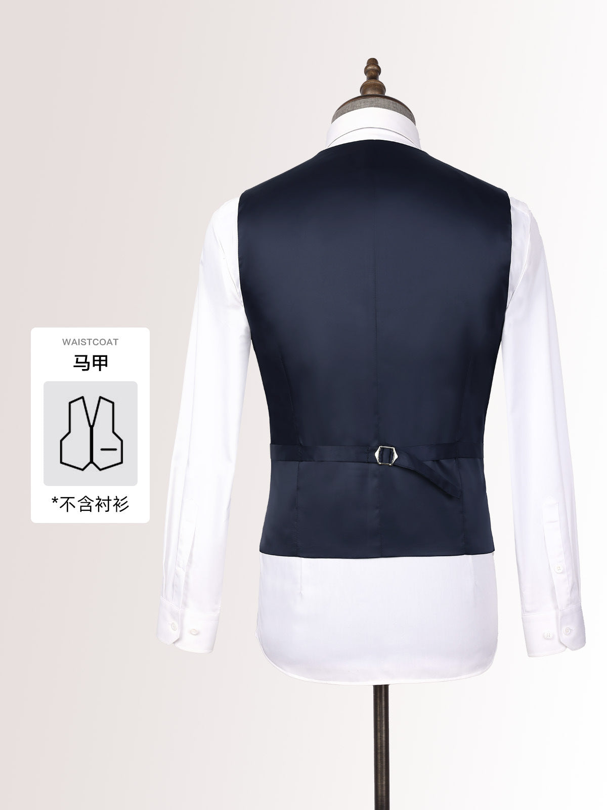 Commuting Wool Suit Vest Men's and Women's Professional Wear Single-Breasted Groomsmen's Formal Suit Vest Work Clothes