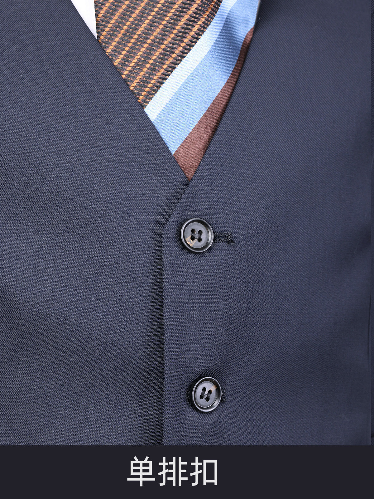 Commuting Wool Suit Vest Men's and Women's Professional Wear Single-Breasted Groomsmen's Formal Suit Vest Work Clothes
