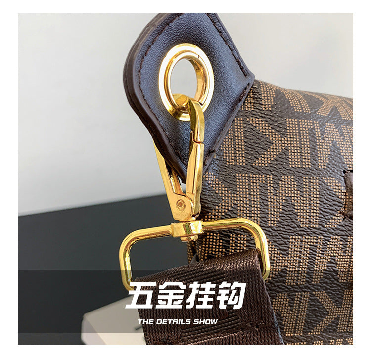 Brand Handbags for Women 2026 New Style Monogram Fashion Texture Retro Print Women's Chest Bag Versatile Shoulder Crossbody Bag