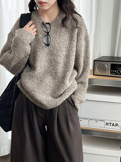 Luxi pants giant good ~ Korean thick woolen sickle pants women fall/winter new slim cashmere pants 1829