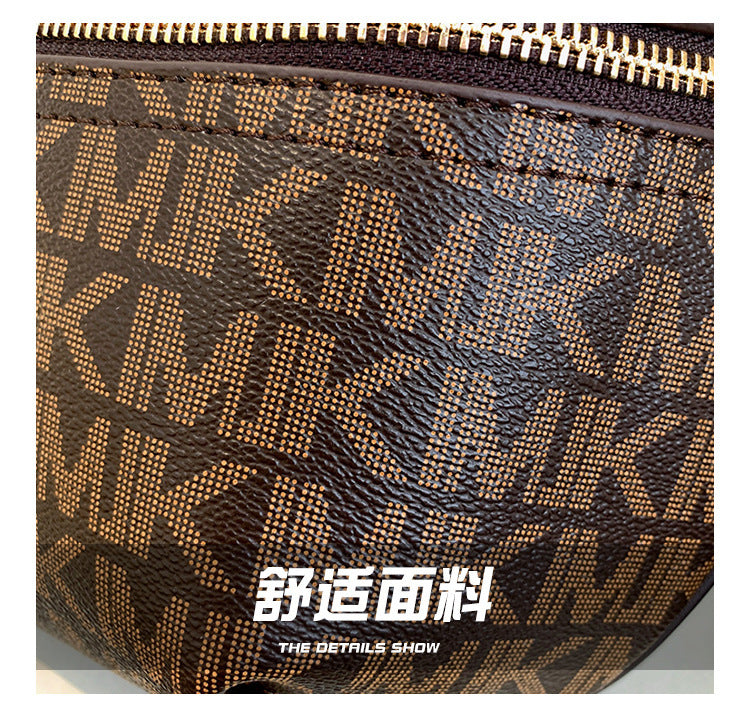 Brand Handbags for Women 2026 New Style Monogram Fashion Texture Retro Print Women's Chest Bag Versatile Shoulder Crossbody Bag