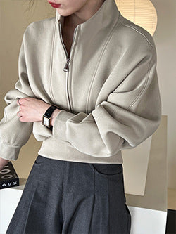 Luxi Gao Ding worsted ~ design pleated suit pants trousers women's old money style high waist mopping wide leg pants 1919