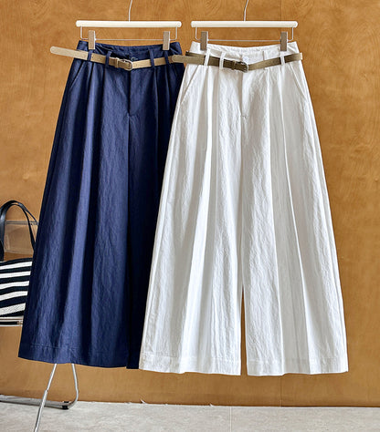 Juzhi Spring New Korean Style Washing Tooling Straight Tube Commuter High Waist Slimming Wide Leg Pants 8058