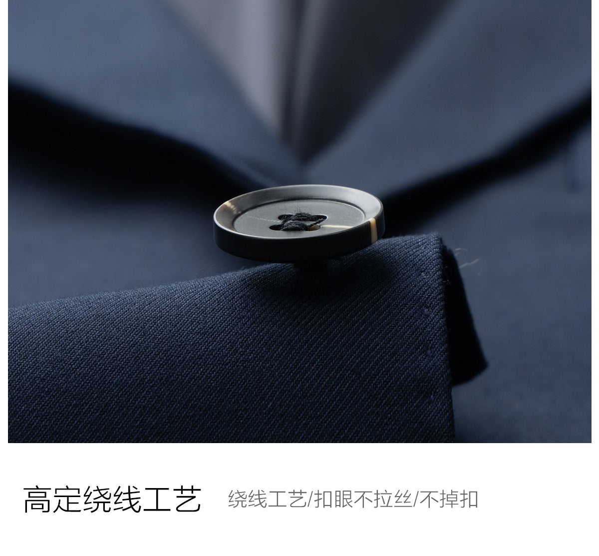 Suit Suit Men's Suit Navy Blue Wedding Dress Groomsmen Group Clothing Insurance Sales Staff Clothing Customization