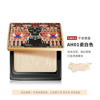 ZEESEA Compact Foundation Powder Natural Light Coverage Matte Soft Waterproof Oil Control Setting Powder