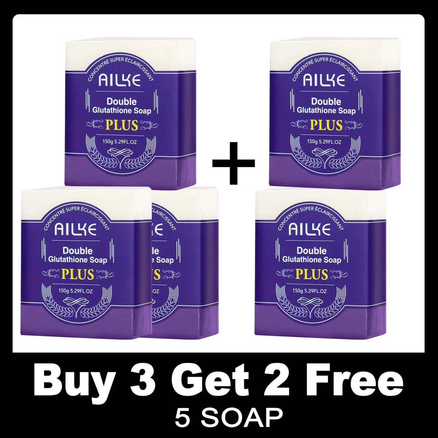 AILKE Glutathione Whitening Cream, Advanced Lightening Lotion, Glowing Cream For All Skin, Reduce Dark Spots, Even Skin Tone
