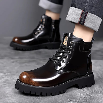 Men Boots 2023 New Winter Slippers Warm Men Shoes Waterproof Non-Slip Plush Sneakers Male Tenis Shoes Boots Men Sneakers Winter