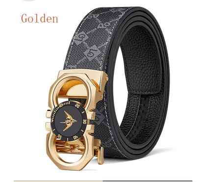 Men's fashionable automatic buckle waistband, casual belt, personalized and versatile, high-end belt