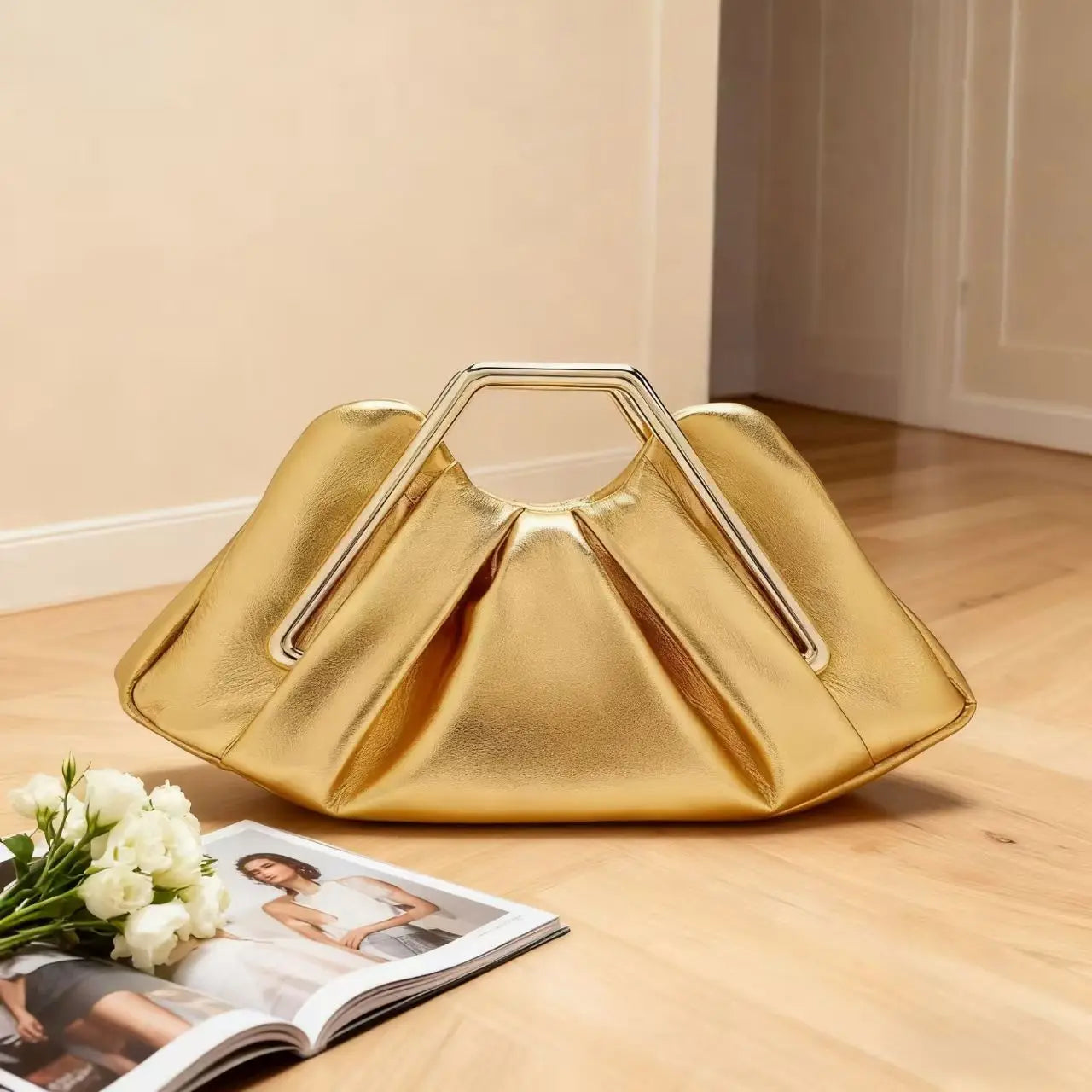 Luxury Soft Brown Cloud Bag for Women Leather Hobos Retro Cloud Crossbody Bag Phone Bag Designer Clutch Clip Bag Female Bolsa