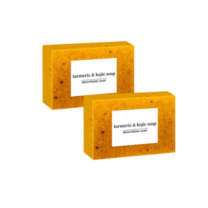 1/2/3/5Pcs 100g Turmeric Hand Made Soap, Lemon Kojic Acid Soap, Shower and Facial Soap Body Care