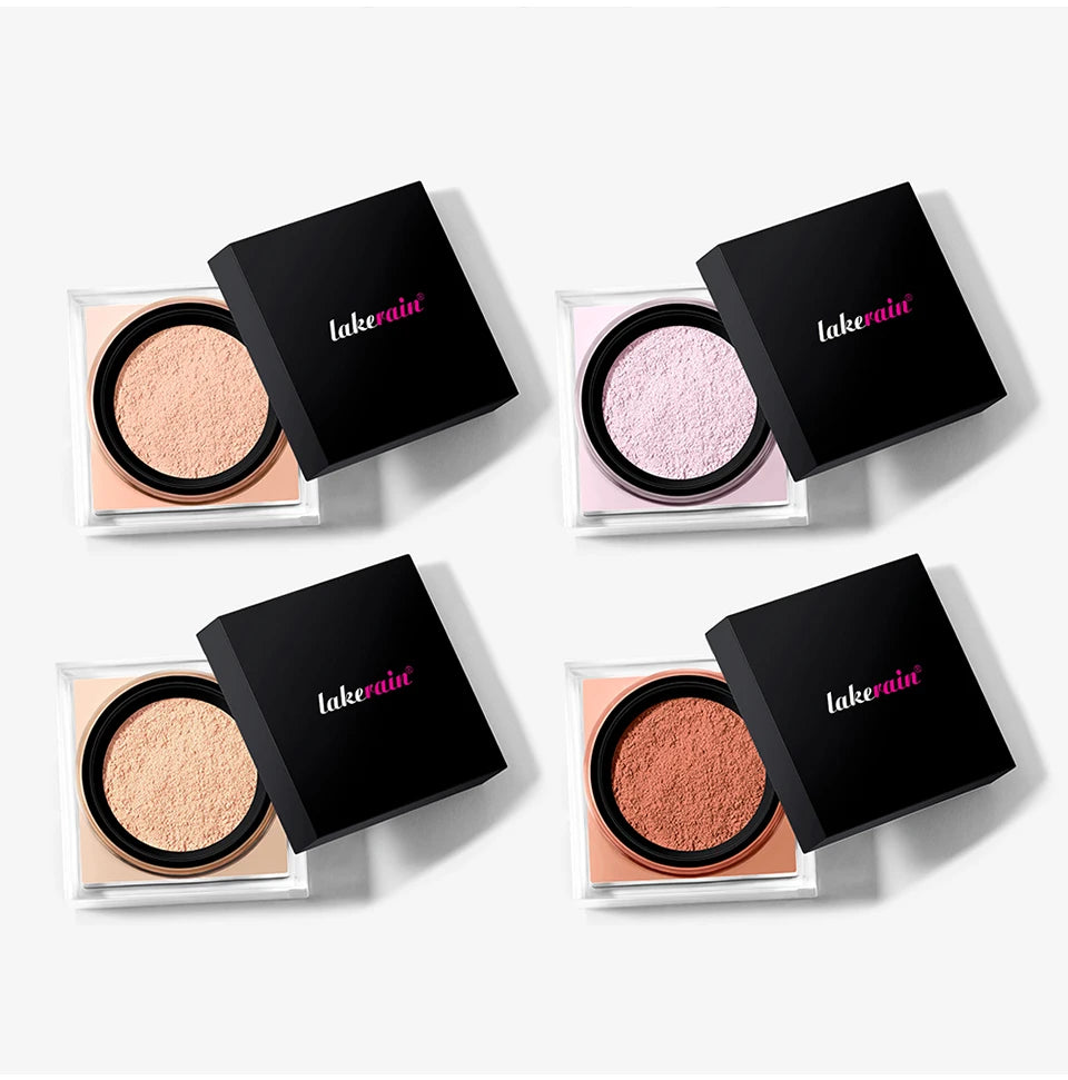 Loose Baking Setting Powder Natural Face Matte Waterproof Brightening Long Lasting Oil Control Loose Powder Makeup Cosmetics