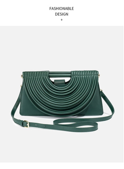 Handbags for Women 2025 New Gold Luxury Designer Brand Handwoven Noodle Bags Leather Pulled Hobo Silver Evening Clutch Chic