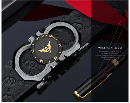 Men's fashionable automatic buckle waistband, casual belt, personalized and versatile, high-end belt