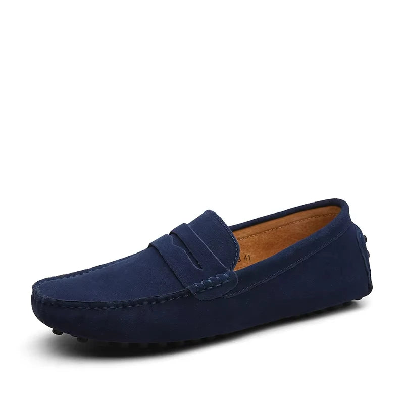 Handmade Men Casual Shoes Soft Loafers Lightweight Driving Shoes Fashion Slip on Flats High Quality Moccasins Non Slip Men Shoes