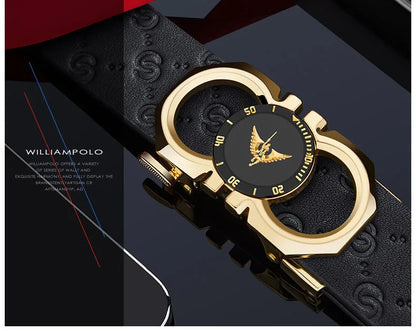 Men's fashionable automatic buckle waistband, casual belt, personalized and versatile, high-end belt
