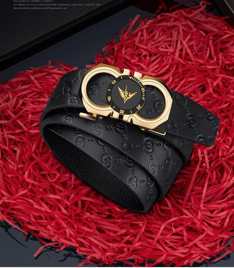 Men's fashionable automatic buckle waistband, casual belt, personalized and versatile, high-end belt