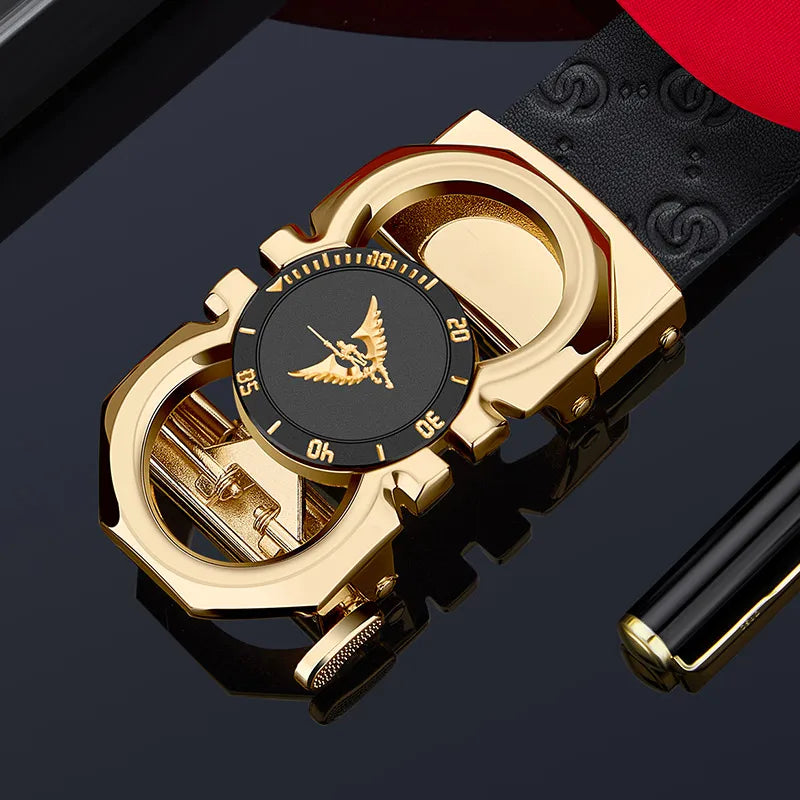 Men's fashionable automatic buckle waistband, casual belt, personalized and versatile, high-end belt