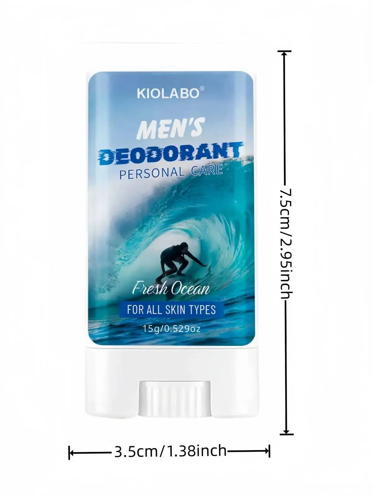 72-hour long-lasting odor elimination, 15g antiperspirant deodorant cream, keeps you fresh and dry all day, portable and conveni