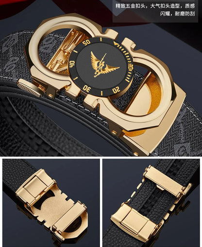 Men's fashionable automatic buckle waistband, casual belt, personalized and versatile, high-end belt