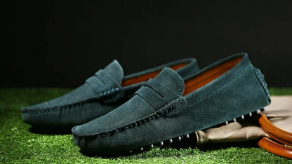 Handmade Men Casual Shoes Soft Loafers Lightweight Driving Shoes Fashion Slip on Flats High Quality Moccasins Non Slip Men Shoes