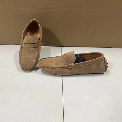 Handmade Men Casual Shoes Soft Loafers Lightweight Driving Shoes Fashion Slip on Flats High Quality Moccasins Non Slip Men Shoes
