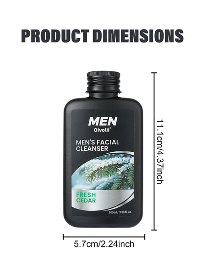 Men 4-in-1 Body, Hair, Beard and Face Wash - Hydrates Skin, Beard and Hair All Day, Strengthen Hair and Beard, Gift for He..