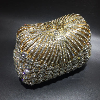 New dinner bag trendy rhinestone bag fashionable and high-end shoulder handbag women's bag