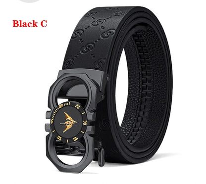Men's fashionable automatic buckle waistband, casual belt, personalized and versatile, high-end belt