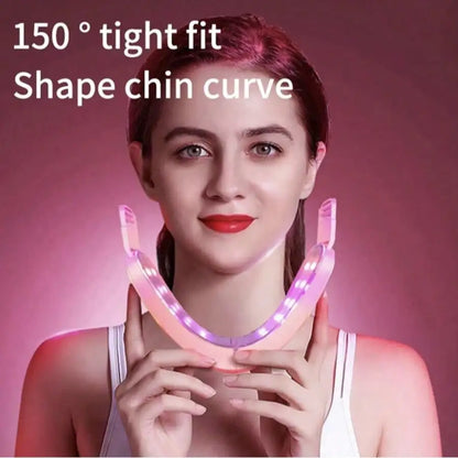 5-Mode 12-Intensity Face Massager, Vibration Lifting & Heating Double Chin V-Shape Massager, Smart Skin Tightening Device, Ideal Holiday Gift For Women